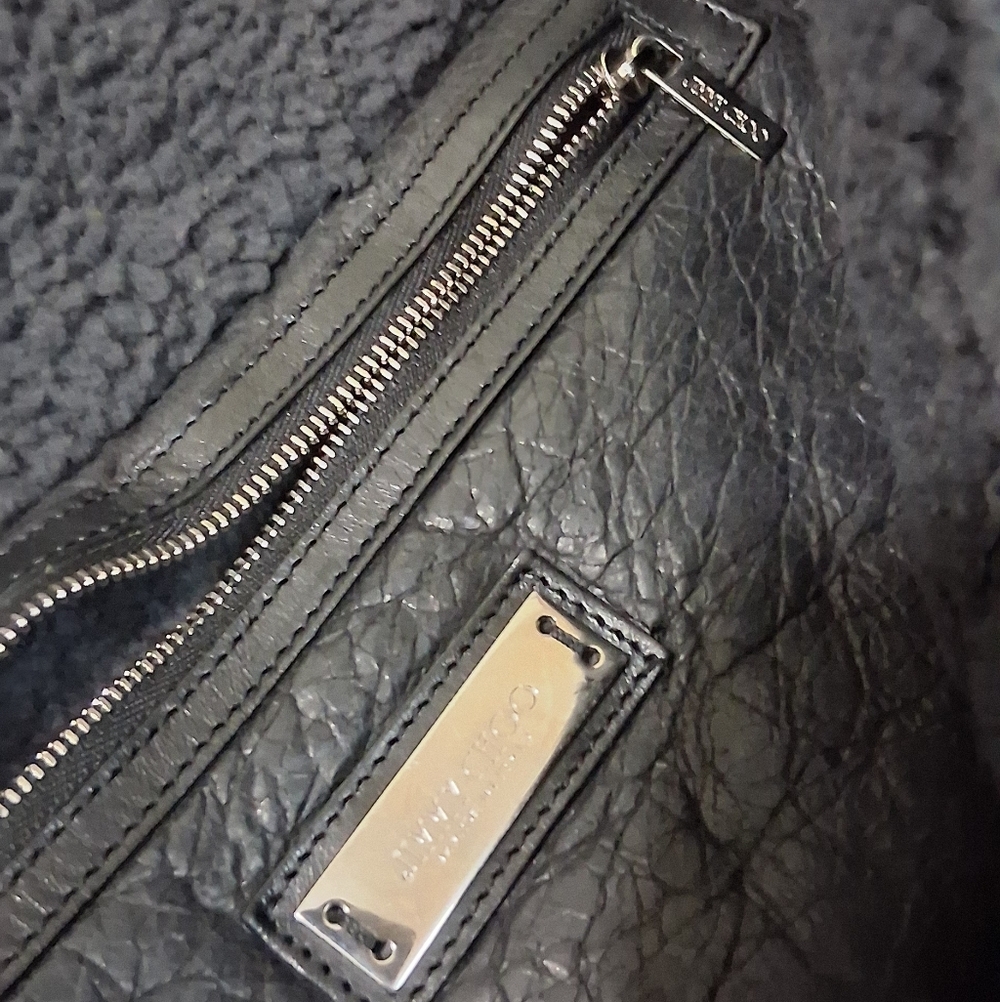 Jimmy Choo Crossbody Bag with Shearling Flap - Picture 9 of 16